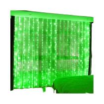 Luzes De Natal LED Em Cortina 6/3M Com 8 Modos E Controle Remoto Para Decoração De Festas, Jardins,