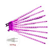 Luzes De Natal LED Meteor Shower 110V Com 8 Tubos Plugue Dos EUA Decoração De Jardim Para Casamentos