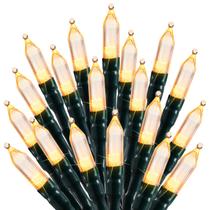 Luzes de Natal LED Minetom - 75 Pés, 200 LEDs Brancos Quentes