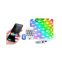 Luzes De Natal LED RGBIC USB Bluetooth, Guirlanda De Luzes De Fada, Decoração DIY Para Casamento,