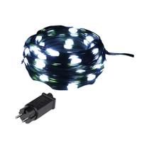 Luzes De Natal LED Verdes Em Cordão 10-100M 24V Para Decoração Externa De Casa, Ano Novo E Festas