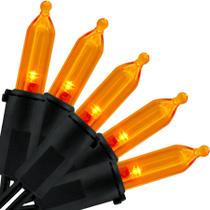 Luzes de Natal LED YULETIME Orange 33 pés 100 unidades Luzes de Natal LED YULETIME Orange 33 pés 100 unidades