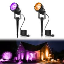 Luzes de Natal LOHAS LED laranja e roxo 5W 120V 450LM