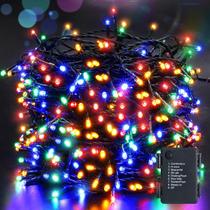 Luzes de Natal Marchpower 132FT 300 LED 8 modos multicoloridos