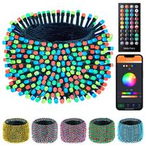 Luzes de Natal Minetom Color Changing 66 pés 200 LED RGB