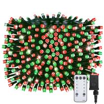 Luzes de Natal Minetom Red & Green 200 LED 20m Outdoor