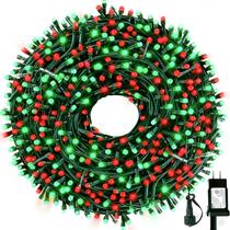 Luzes de Natal MZD8391 105 pés 300 LEDs vermelhos verdes ao ar livre Luzes de Natal MZD8391 105 pés 300 LEDs vermelhos verdes ao ar livre