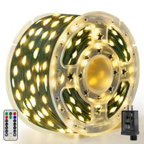 Luzes de Natal Ollny 1000 LED 100m IP67 impermeáveis brancas quentes Luzes de Natal Ollny 1000 LED 100m IP67 impermeáveis brancas quentes