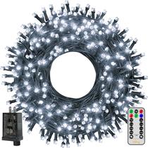 Luzes de Natal Ollny 400LED 40m com temporizador 8 modos Cool White