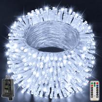 Luzes de Natal Ollny 400LED 40m Cool White Outdoor com controle remoto
