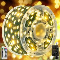Luzes de Natal Ollny 60m 600 LED impermeáveis com 8 modos