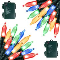 Luzes de Natal operadas por bateria Brightown, pacote com 2 LED de 5,5 m 50