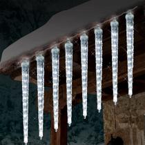 Luzes de Natal Outdoor Icicle WATERGLIDE 12" 192 LED brancas