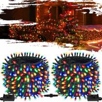 Luzes de Natal OZS 400LED 50m à prova d'água 8 modos multicoloridas Luzes de Natal OZS 400LED 50m à prova d'água 8 modos multicoloridas