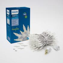 Luzes de Natal PHILIPS 100 LED Warm White Twinkling