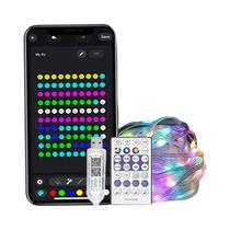 Luzes De Natal RGBIC 100 LED 10M Para Árvore De Natal, Luzes De Cordão De Fada Bluetooth À Prova Luzes De Natal RGBIC 100 LED 10M Para Árvore De Natal, Luzes De Cordão De Fada Bluetooth À Prova