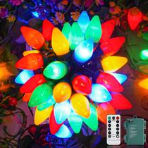 Luzes de Natal Supernoor 50 LED C7 operadas por bateria