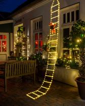 Luzes de Natal Toodour de 10 Metros com Papai Noel - 347 LEDs Branco Quente