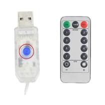 Luzes De Natal USB Com Papai Noel Escalando Escada, 8 Modos, Controle Remoto, Decoração Para Parede