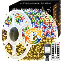 Luzes de Natal Voolex 60m 600 LED com 2 cores que mudam de cor e reguláveis