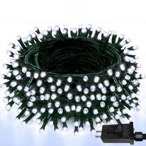 Luzes de Natal YIQU 99m 300 LED para exterior e interior Cool White