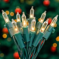 Luzes de Natal YOUNGAR 23m, 100 fios verdes, branco quente, pacote com 2 unidades Luzes de Natal YOUNGAR 23m, 100 fios verdes, branco quente, pacote com 2 unidades