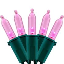 Luzes de Natal YULETIME 200 Pink LED 20m Green Wire Luzes de Natal YULETIME 200 Pink LED 20m Green Wire
