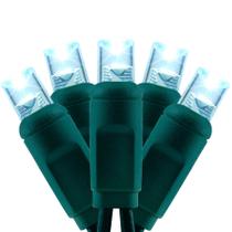 Luzes de Natal YULETIME Cool White 5MM LED 48 pés 140 ct 2 fios