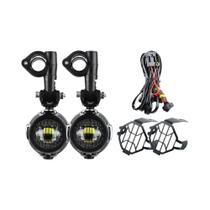 Luzes de Neblina LED 40W Universais para Motocicleta - BMW R1200GS, F800GS, K1600