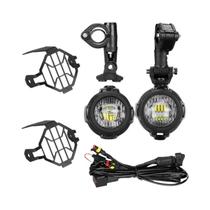 Luzes de Neblina LED para BMW R1250GS ADV e Yamaha MT-07/MT-09 - Kit de Iluminação Auxiliar