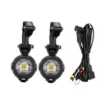 Luzes de Neblina LED para BMW R1250GS Adv, F800GS e Yamaha MT-07/MT-09 - Kit de Iluminação Auxiliar