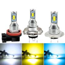 Luzes De Nevoeiro De Carro Led Super Brilhantes 2 Unidades H4 H7 H8 H11 3570smd Lâmpada Branca Para