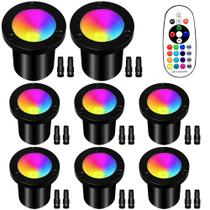 Luzes de paisagem AOAXL RGBW 16 com mudança de cor IP67 12V-24V