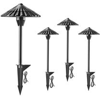 Luzes de paisagem Raxjov, pacote com 4, 3000 K, 5 W, 12 V, IP65, à prova d'água