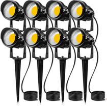 Luzes de Paisagismo LED SUNVIE 12W 900 lm à Prova d'Água, Kit com 8 Unidades Luzes de Paisagismo LED SUNVIE 12W 900 lm à Prova d'Água, Kit com 8 Unidades