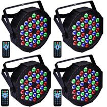 Luzes de palco Esdabem Ultra-thin 36 LED RGB Sound Activated Luzes de palco Esdabem Ultra-thin 36 LED RGB Sound Activated