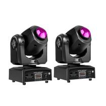 Luzes de palco Moving Head 60W 8 Gobos 8 cores 11 canais x2 Luzes de palco Moving Head 60W 8 Gobos 8 cores 11 canais x2