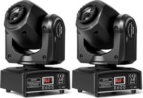 Luzes de Palco UKing Moving Head 25W - 8 Gobos, 8 Cores e 11 Canais