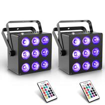 Luzes de par alimentadas por bateria OPPSK 54W 6IN1 RGBWA+UV x2