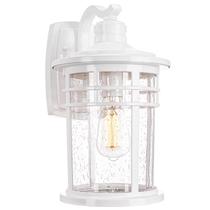 Luzes de parede externas Darkaway 38cm White Seed Glass
