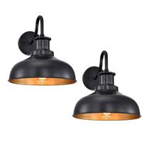Luzes de parede externas Diyel Gooseneck 120V Rustic Black Luzes de parede externas Diyel Gooseneck 120V Rustic Black