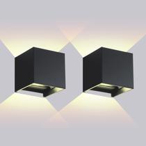 Luzes de parede externas Scpitw 20W LED 3000K IP65 impermeáveis Luzes de parede externas Scpitw 20W LED 3000K IP65 impermeáveis