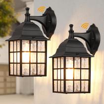 Luzes de parede externas WIHTU, pacote com 2 unidades, à prova d'água Dusk to Dawn Luzes de parede externas WIHTU, pacote com 2 unidades, à prova d'água Dusk to Dawn