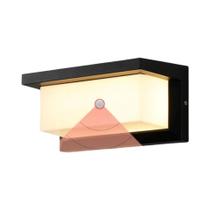 Luzes De Parede LED À Prova d'Água Com Sensor De Movimento PIR, Lâmpadas Externas 16 30W Para