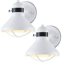 Luzes de parede LED para exteriores LONEDRUID, pacote com 2 sensores de movimento IP65