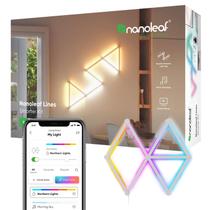 Luzes de parede reguláveis LED coloridas inteligentes RGBW 16M Nanoleaf Lines