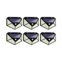 Luzes De Parede Solares Ao Ar Livre 100 LED PIR Sensor De Movimento Movido a Energia Solar Luz De