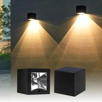 Luzes de parede solares Ousam Led Dusk to Dawn IP65, pacote com 2