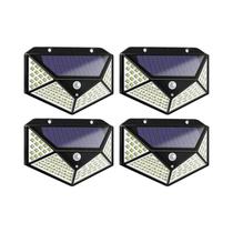 Luzes De Parede Solares Para Exterior Com 100 LEDs E Sensor De Movimento, Luz Noturna Para Jardim, Luzes De Parede Solares Para Exterior Com 100 LEDs E Sensor De Movimento, Luz Noturna Para Jardim,