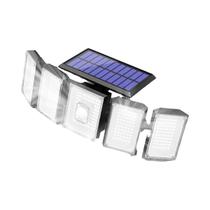 Luzes De Parede Solares Para Exterior Com 5 Cabeças, 300 LEDs, Sensor De Movimento À Prova d'Água, 3
